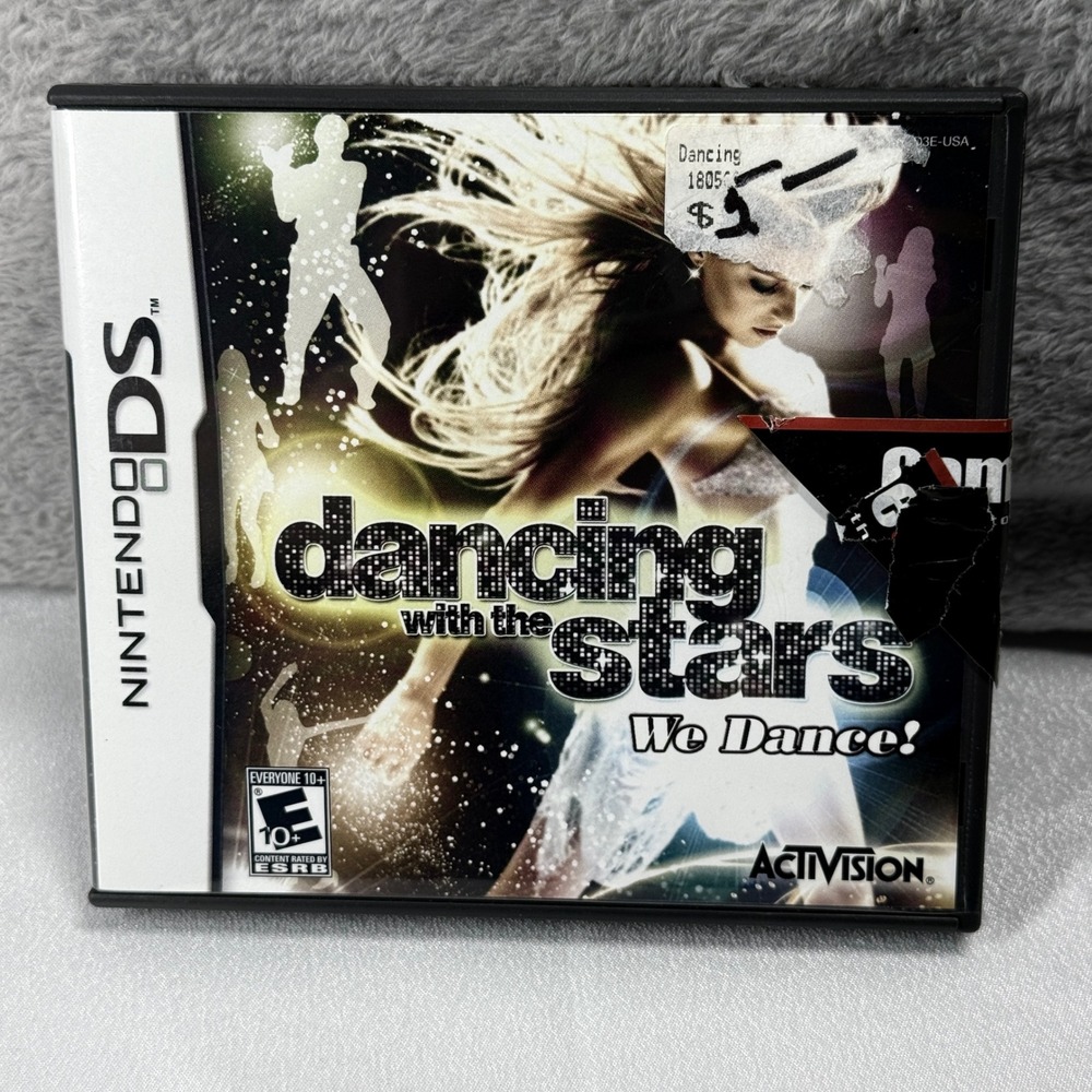 Activision Dancing with the Stars We Dance Nintendo DS Game Black Rhythm Music